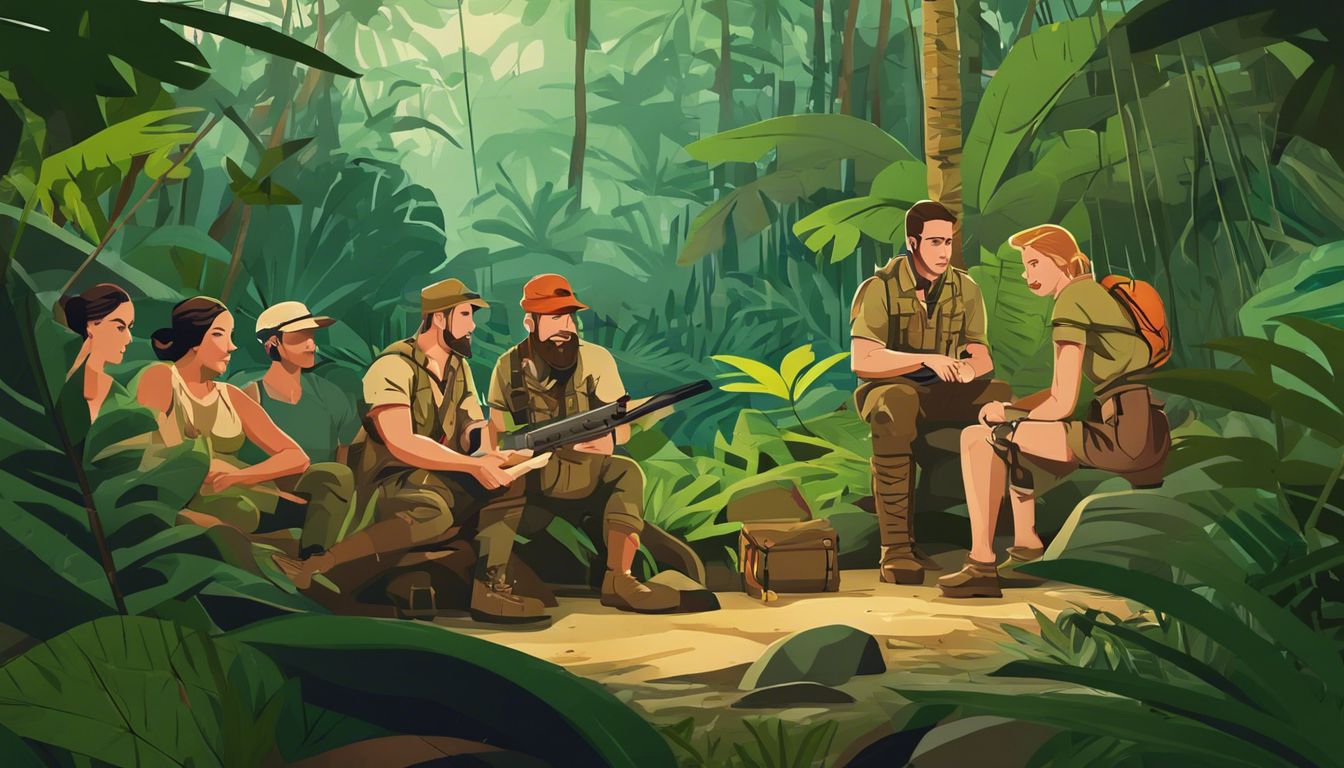 Expeditie Robinson deelnemers confronteren elkaar in de jungle.