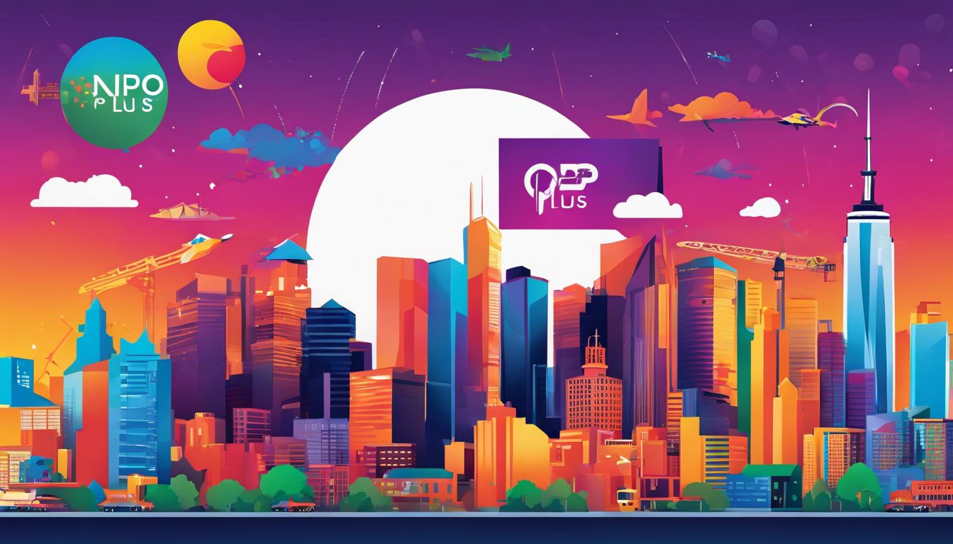 Het NPO Plus logo omringd door exclusieve programma's en series, met een stedelijke skyline op de achtergrond en levendige kleuren. Het NPO Plus logo omringd door exclusieve programma's en series, met een stedelijke skyline op de achtergrond en levendige kleuren.